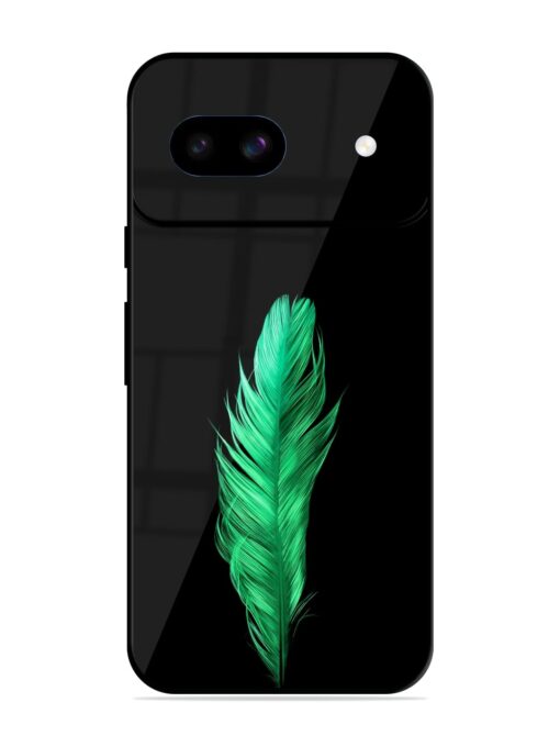 Feather Texture Glossy Metal Phone Cover for Google Pixel 8A Zapvi