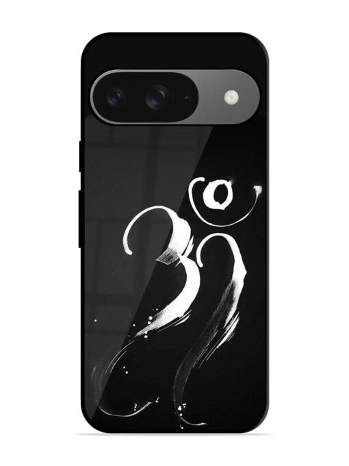 Om Logo Glossy Metal Phone Cover for Google Pixel 9