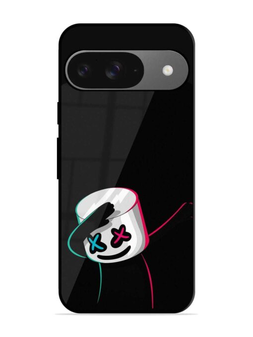 Black Marshmallow Glossy Metal Phone Cover for Google Pixel 9