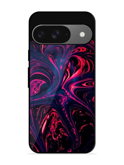 Abstract Background Glossy Metal Phone Cover for Google Pixel 9 Zapvi