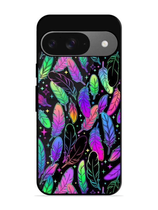 Bright Multi Colored Seamless Glossy Metal Phone Cover for Google Pixel 9 Zapvi