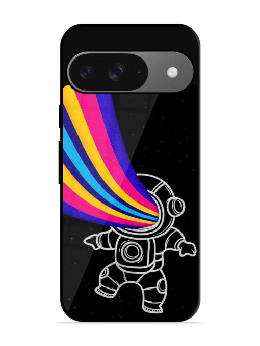 Astronaut Glossy Metal TPU Phone Cover for Google Pixel 9 Zapvi