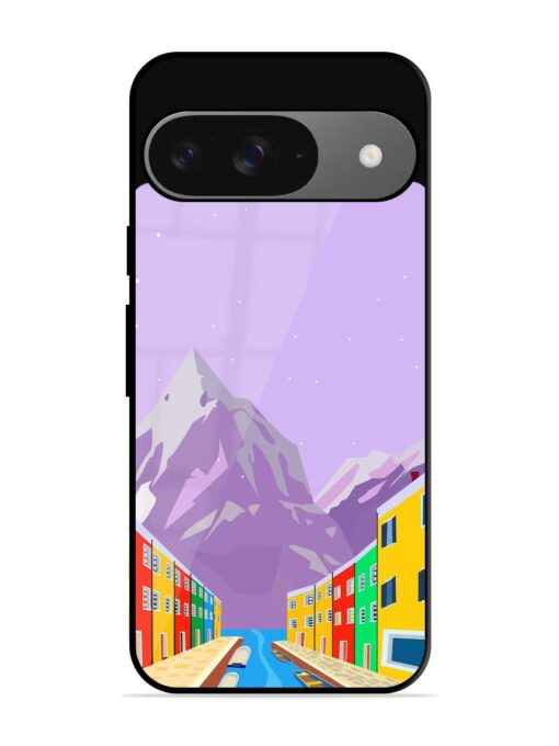 Venice City Illustration Glossy Metal Phone Cover for Google Pixel 9 Zapvi