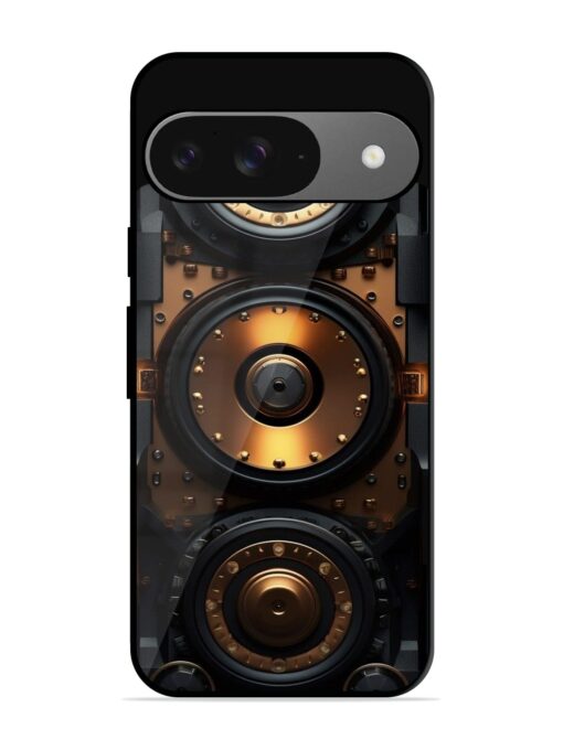 Sound Box Glossy Metal Phone Cover for Google Pixel 9 Zapvi