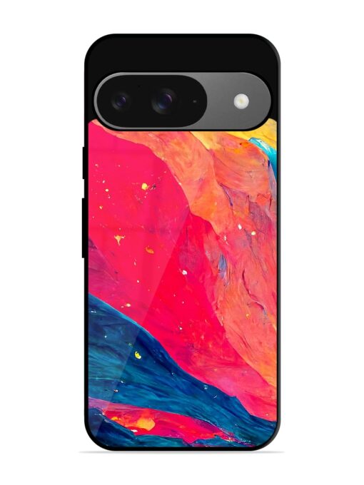 Starry Night Glossy Metal Phone Cover for Google Pixel 9