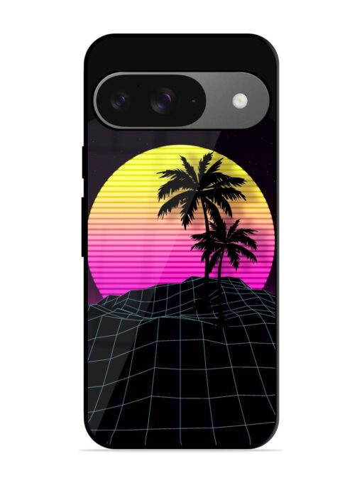 Coconut Vector Glossy Metal Phone Cover for Google Pixel 9 Zapvi