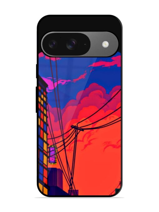 Sky At Morning Glossy Metal Phone Cover for Google Pixel 9 Zapvi