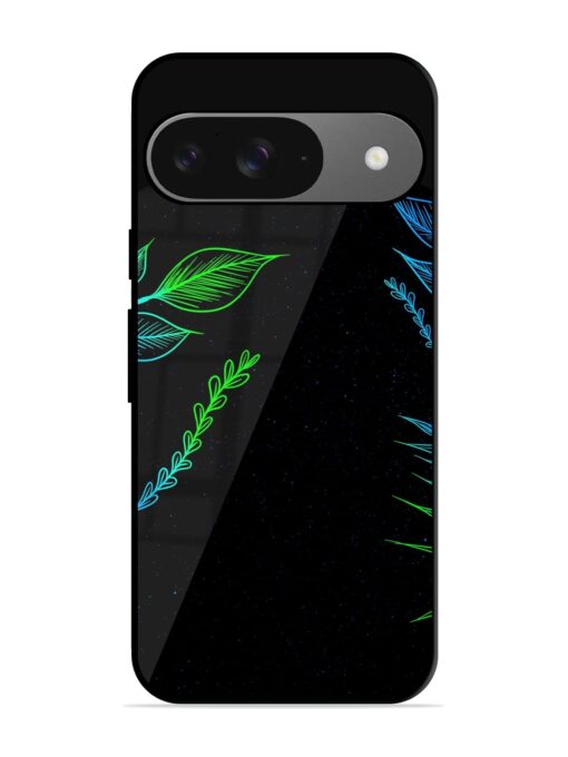 Aesthetic Neon Glossy Metal Phone Cover for Google Pixel 9 Zapvi