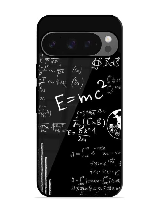 E=Mc2 Mass?Energy Equivalence Glossy Metal Phone Cover for Google Pixel 9 Pro