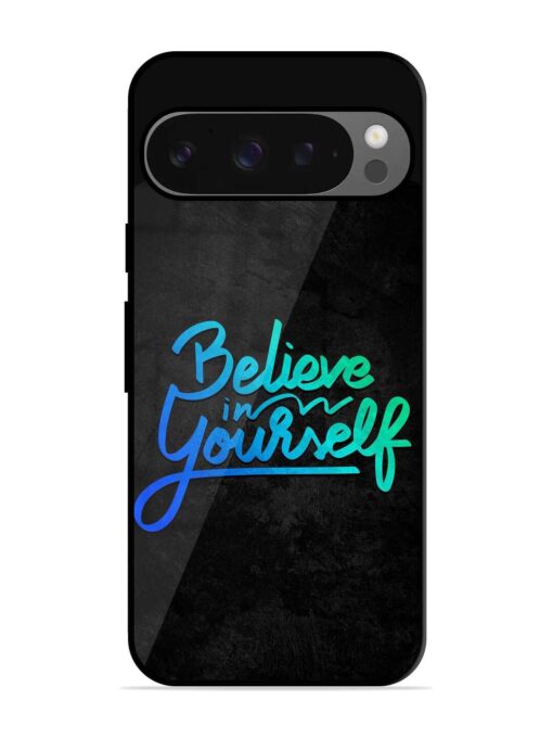 Believe In Yourself Glossy Metal Phone Cover for Google Pixel 9 Pro