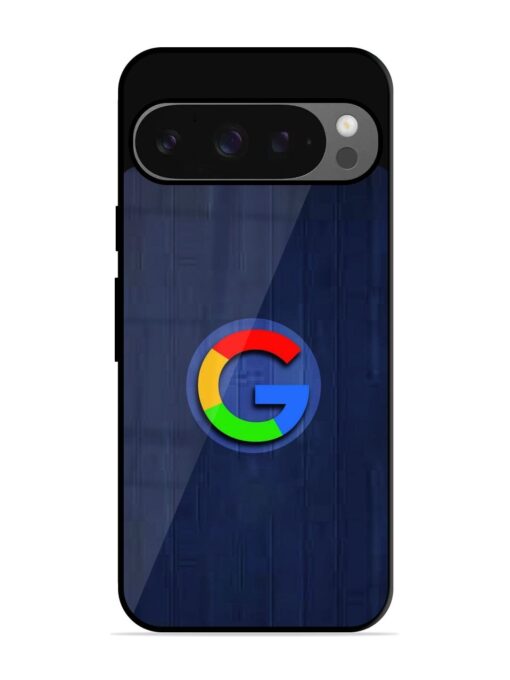 Google Logo Printed Glossy Metal TPU Phone Cover for Google Pixel 9 Pro