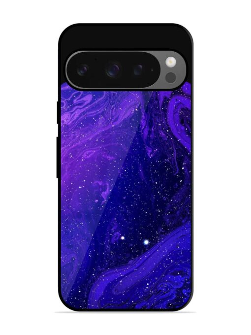 Galaxy Acrylic Abstract Art Glossy Metal Phone Cover for Google Pixel 9 Pro