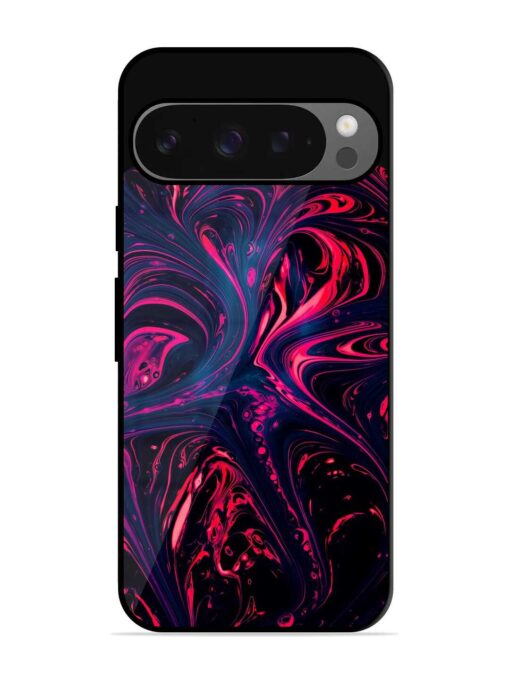 Abstract Background Glossy Metal Phone Cover for Google Pixel 9 Pro Zapvi