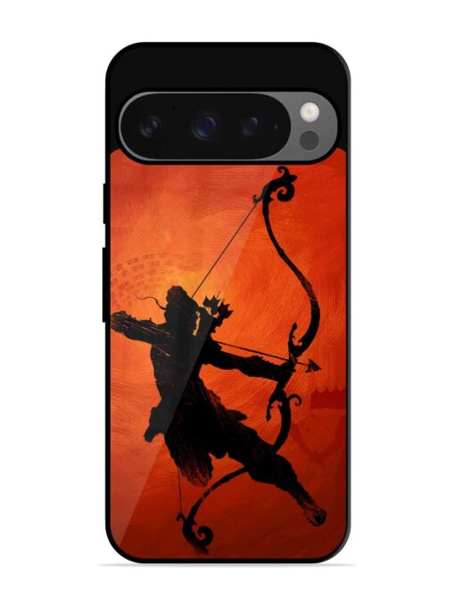 Illustration Lord Rama Glossy Metal Phone Cover for Google Pixel 9 Pro