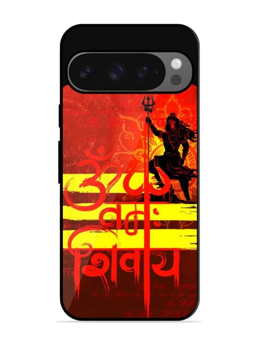 Illustration Lord Shiva Glossy Metal TPU Phone Cover for Google Pixel 9 Pro