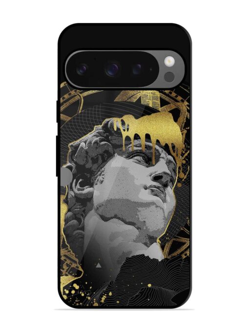 Roman Face Glossy Metal Phone Cover for Google Pixel 9 Pro