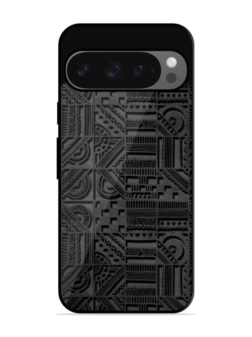 Seamless Pattern Glossy Metal Phone Cover for Google Pixel 9 Pro