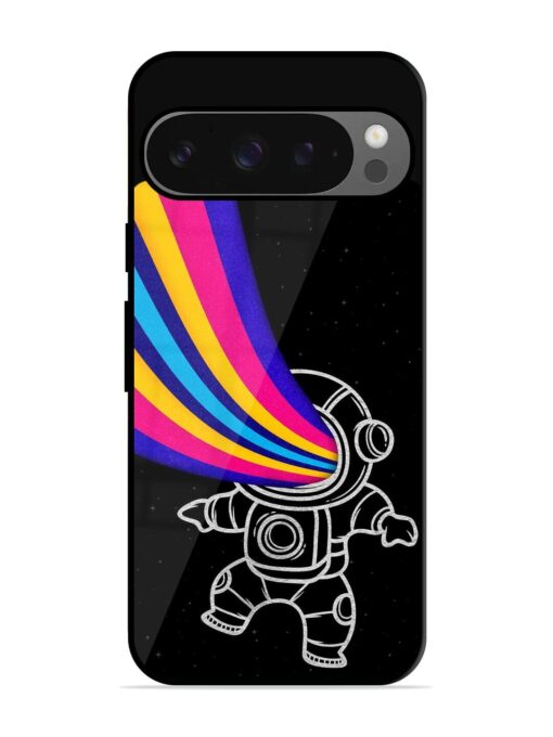 Astronaut Glossy Metal TPU Phone Cover for Google Pixel 9 Pro