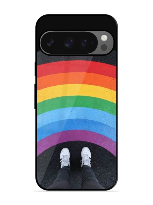 Legs Rainbow Glossy Metal TPU Phone Cover for Google Pixel 9 Pro