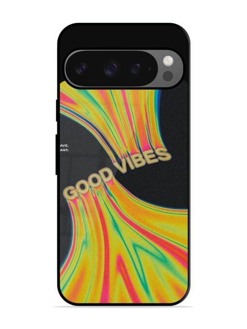 Good Vibes Glossy Metal Phone Cover for Google Pixel 9 Pro