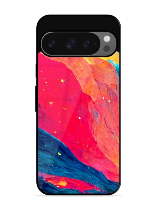 Starry Night Glossy Metal Phone Cover for Google Pixel 9 Pro