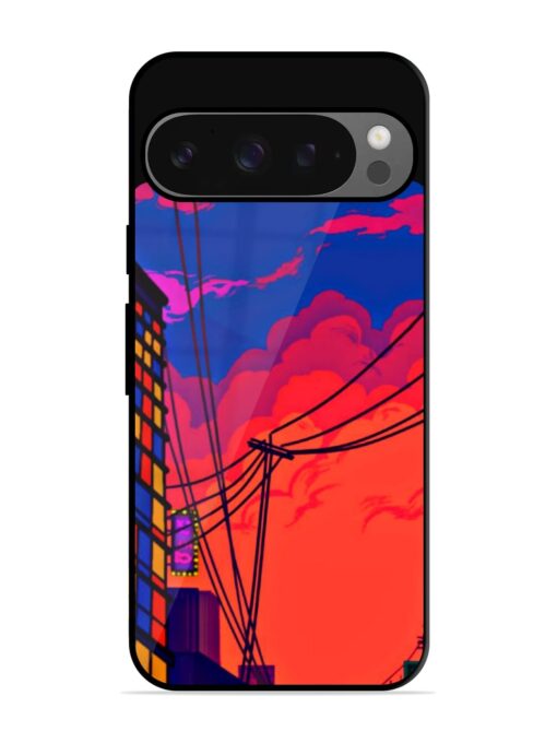 Sky At Morning Glossy Metal Phone Cover for Google Pixel 9 Pro