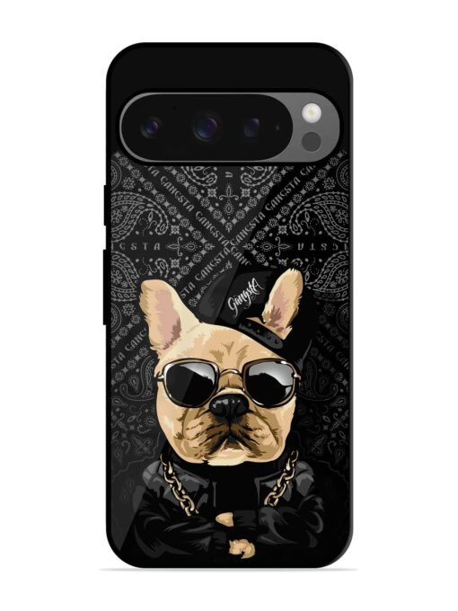 Gangsta Cool Sunmetales Dog Glossy Metal Phone Cover for Google Pixel 9 Pro