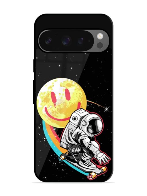 Astronaut Art Glossy Metal Phone Cover for Google Pixel 9 Pro