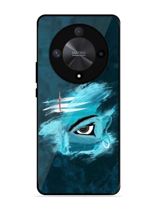 Lord Shiva Glossy Metal Phone Cover for Honor X9b (5G) Zapvi