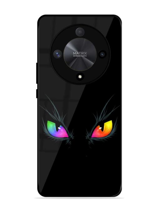 Cat Eyes Glossy Metal Phone Cover for Honor X9b (5G) Zapvi