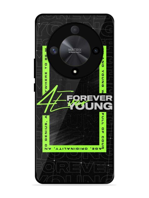 Forever Young Glossy Metal Phone Cover for Honor X9b (5G) Zapvi