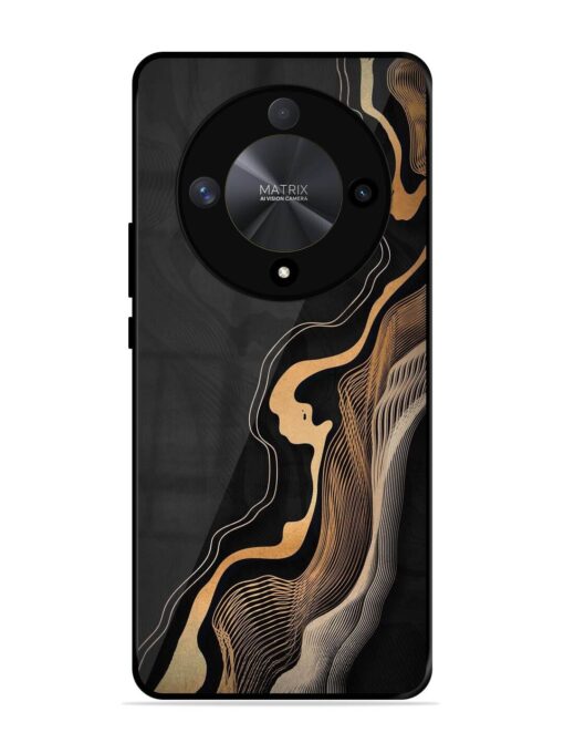 Abstract Art Glossy Metal TPU Phone Cover for Honor X9b (5G) Zapvi