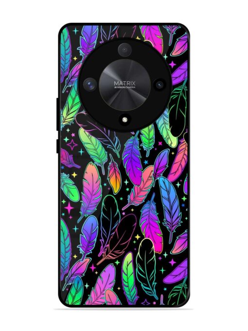 Bright Multi Colored Seamless Glossy Metal Phone Cover for Honor X9b (5G) Zapvi