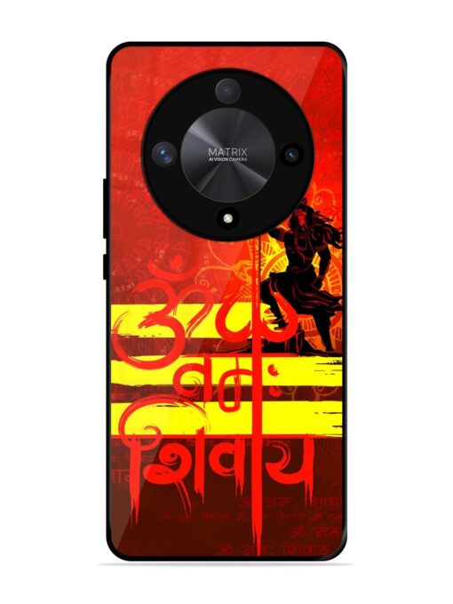 Illustration Lord Shiva Glossy Metal TPU Phone Cover for Honor X9b (5G)