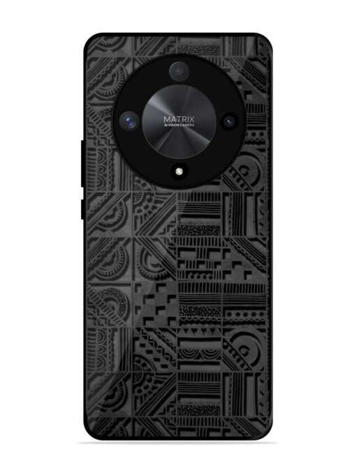 Seamless Pattern Glossy Metal Phone Cover for Honor X9b (5G) Zapvi