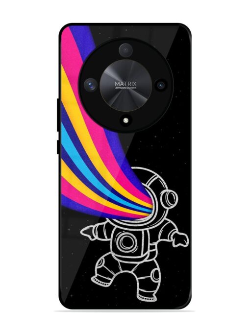 Astronaut Glossy Metal TPU Phone Cover for Honor X9b (5G) Zapvi