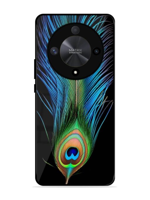 Peacock Feather Glossy Metal TPU Phone Cover for Honor X9b (5G) Zapvi