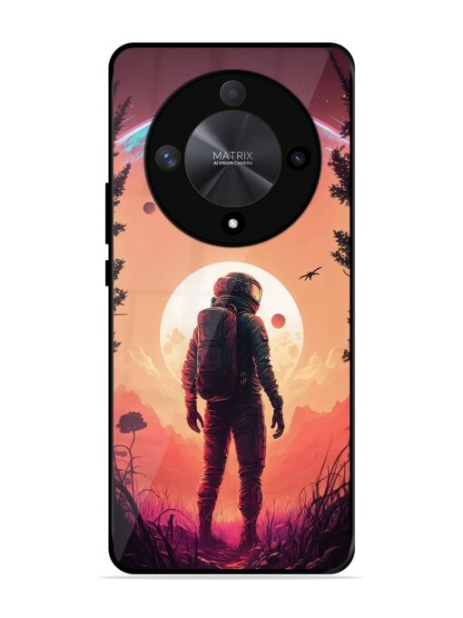 Red Sky At Morning Glossy Metal Phone Cover for Honor X9b (5G)