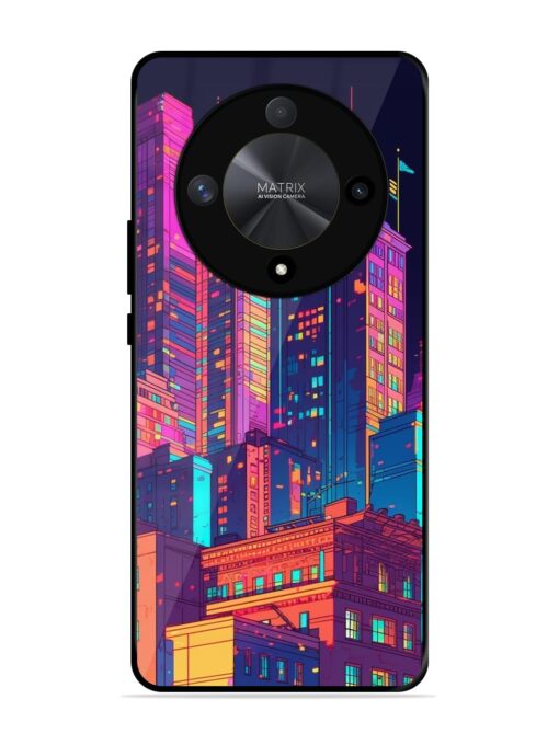 City View Glossy Metal Phone Cover for Honor X9b (5G) Zapvi