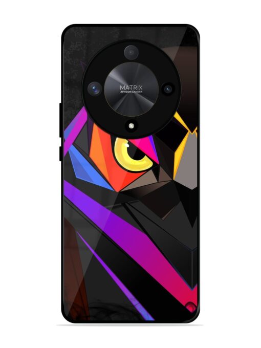 Wpap Owl Glossy Metal Phone Cover for Honor X9b (5G) Zapvi