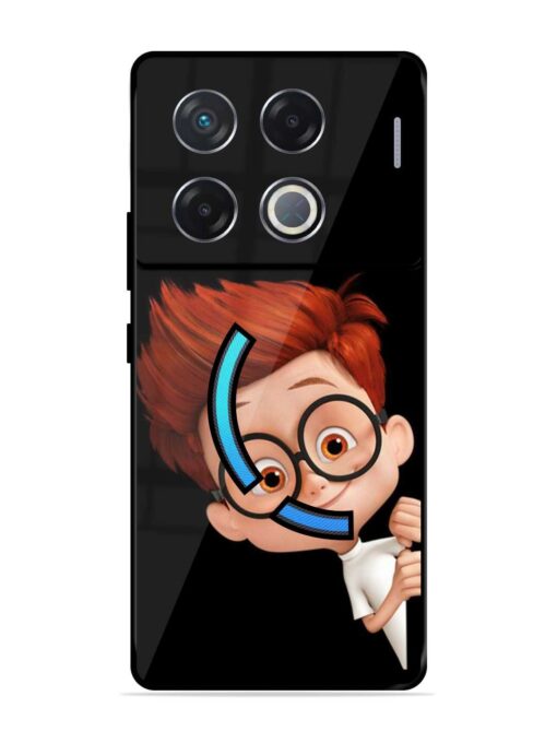 Smart Boy Cartoon Glossy Metal Phone Cover for Infinix Gt 20 Pro (5G) Zapvi