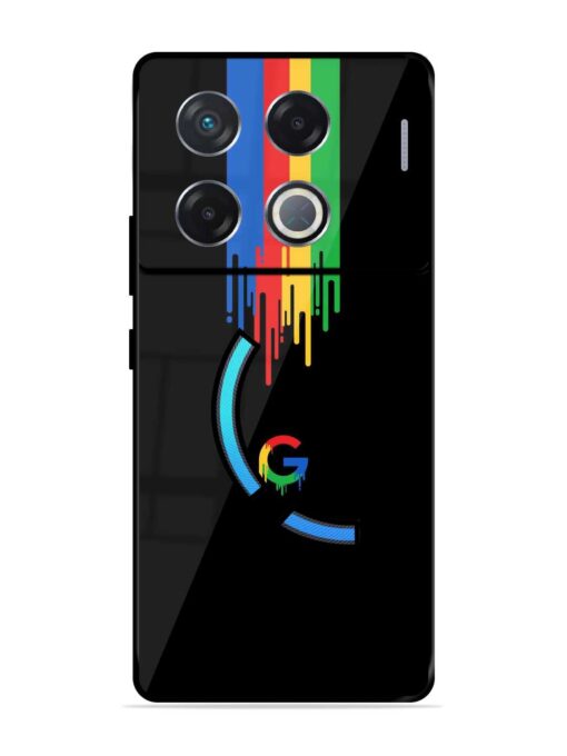 Google Logo Glossy Metal Phone Cover for Infinix Gt 20 Pro (5G) Zapvi