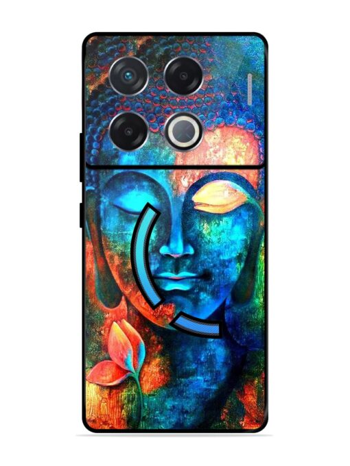 Buddha Painting Glossy Metal Phone Cover for Infinix Gt 20 Pro (5G) Zapvi