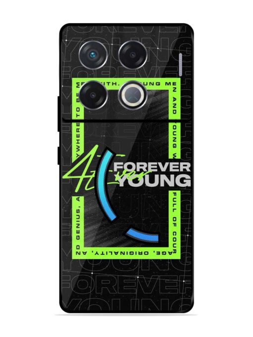 Forever Young Glossy Metal Phone Cover for Infinix Gt 20 Pro (5G) Zapvi