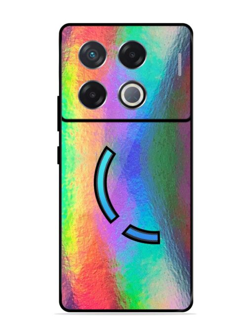 Colorful Holographic Background Glossy Metal TPU Phone Cover for Infinix Gt 20 Pro (5G) Zapvi