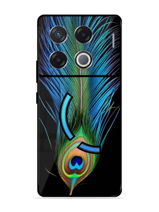 Peacock Feather Glossy Metal TPU Phone Cover for Infinix Gt 20 Pro (5G) Zapvi