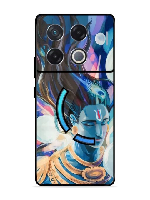 Bhagwan Sri Krishna Glossy Metal Phone Cover for Infinix Gt 20 Pro (5G) Zapvi