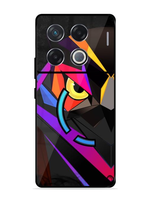 Wpap Owl Glossy Metal Phone Cover for Infinix Gt 20 Pro (5G) Zapvi