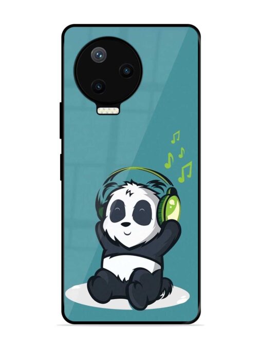 Music Panda Glossy Metal Phone Cover for Infinix Note 12 Pro (4G) Zapvi