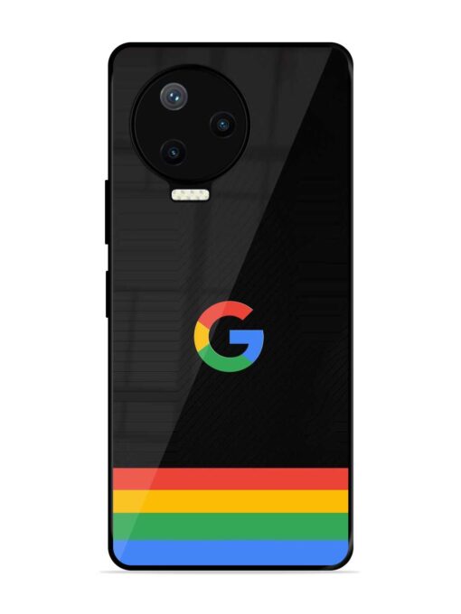 Google Logo Art Glossy Metal Phone Cover for Infinix Note 12 Pro (4G)